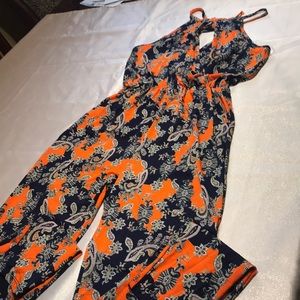 NWT Paisley Print Jumpsuit